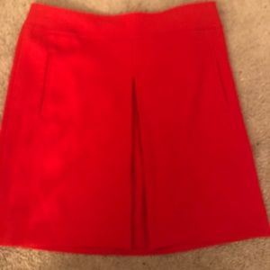 Loft red skirt